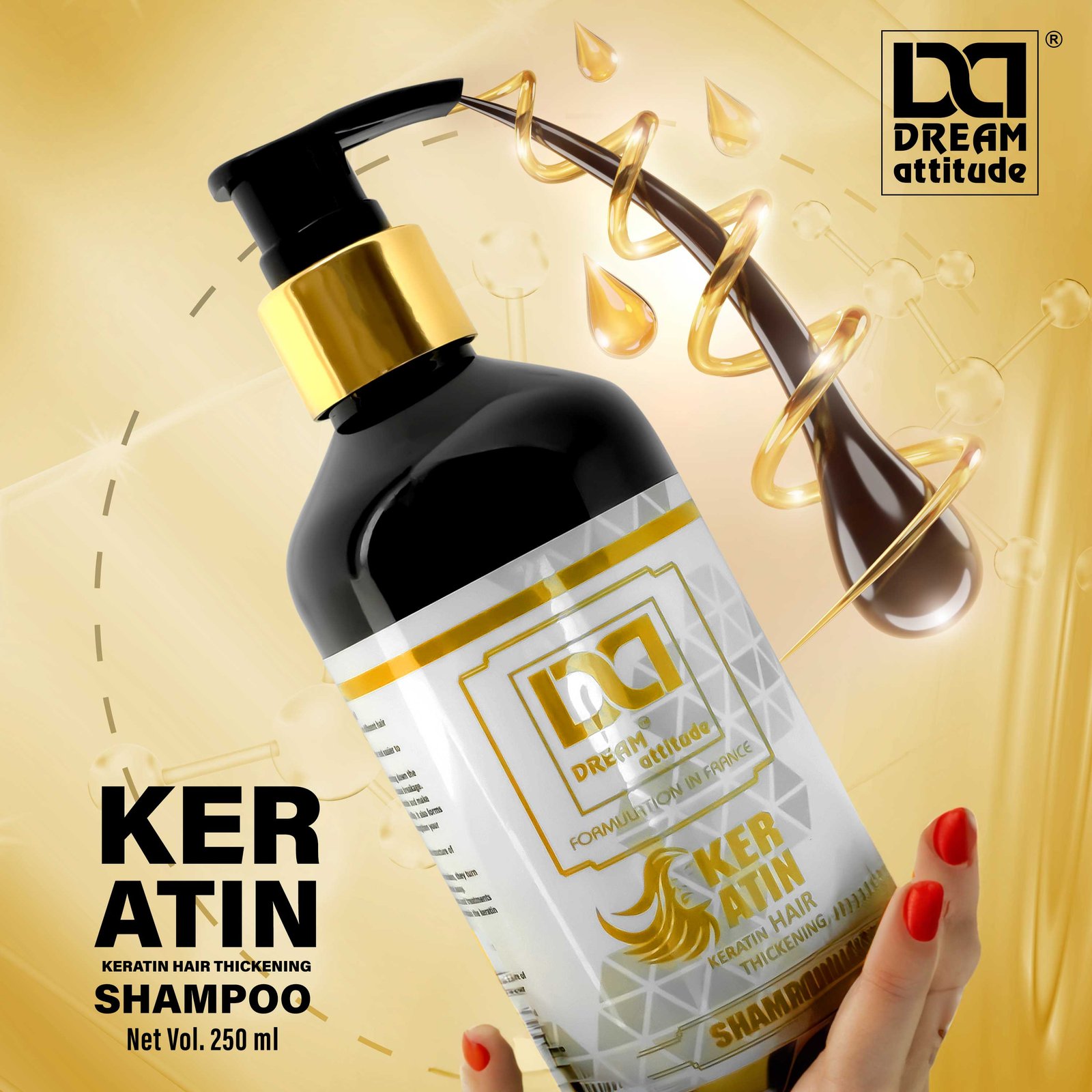 KERATIN HAIR THICKENING SHAMPOO