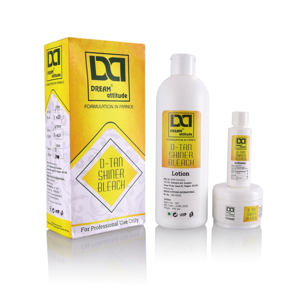 DE TAN SHINER BLEACH [600GM] [250GM] [40GM]