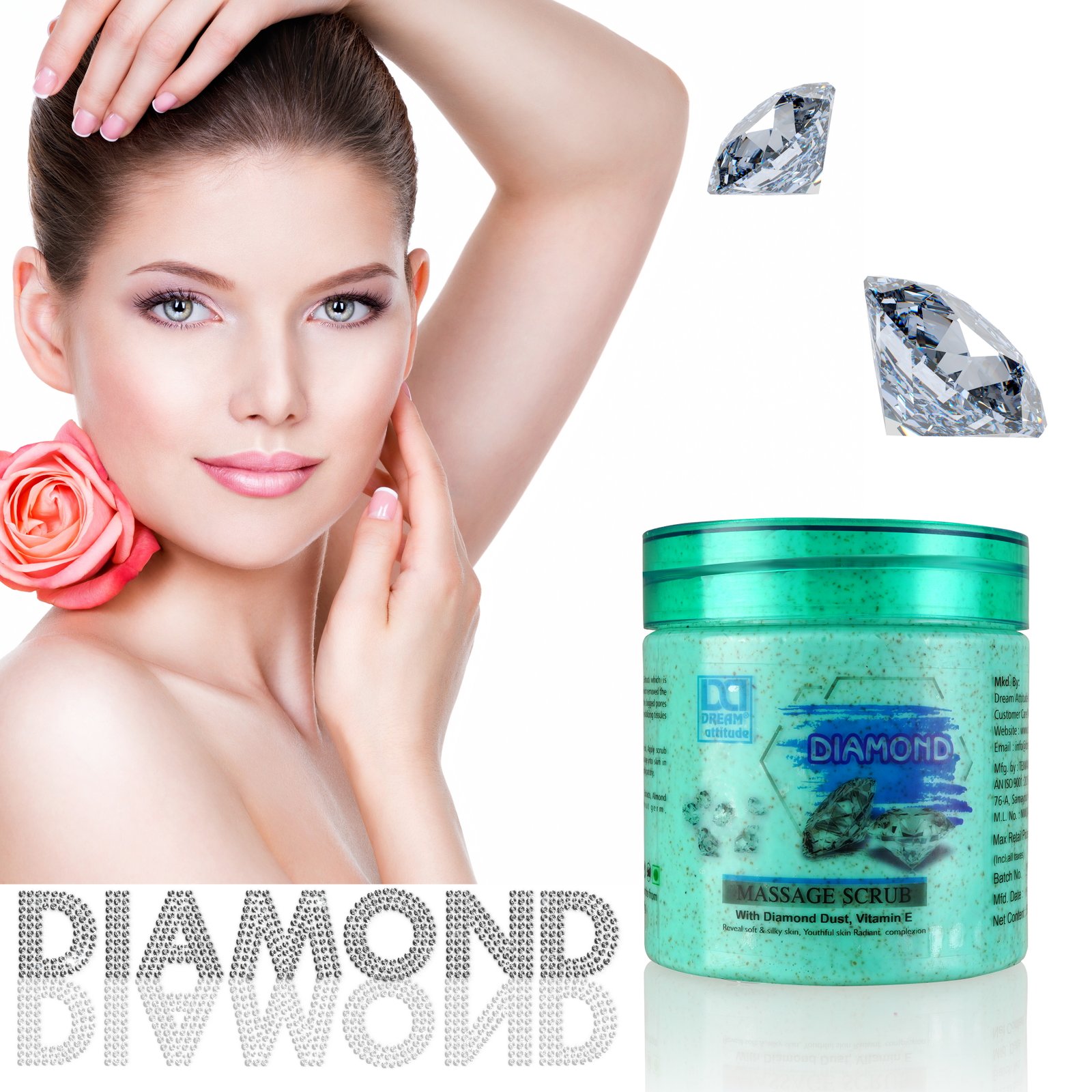 DIAMOND MASSAGE SCRUB DREAM ATTITUDE - Image 4 - NR Beauty World