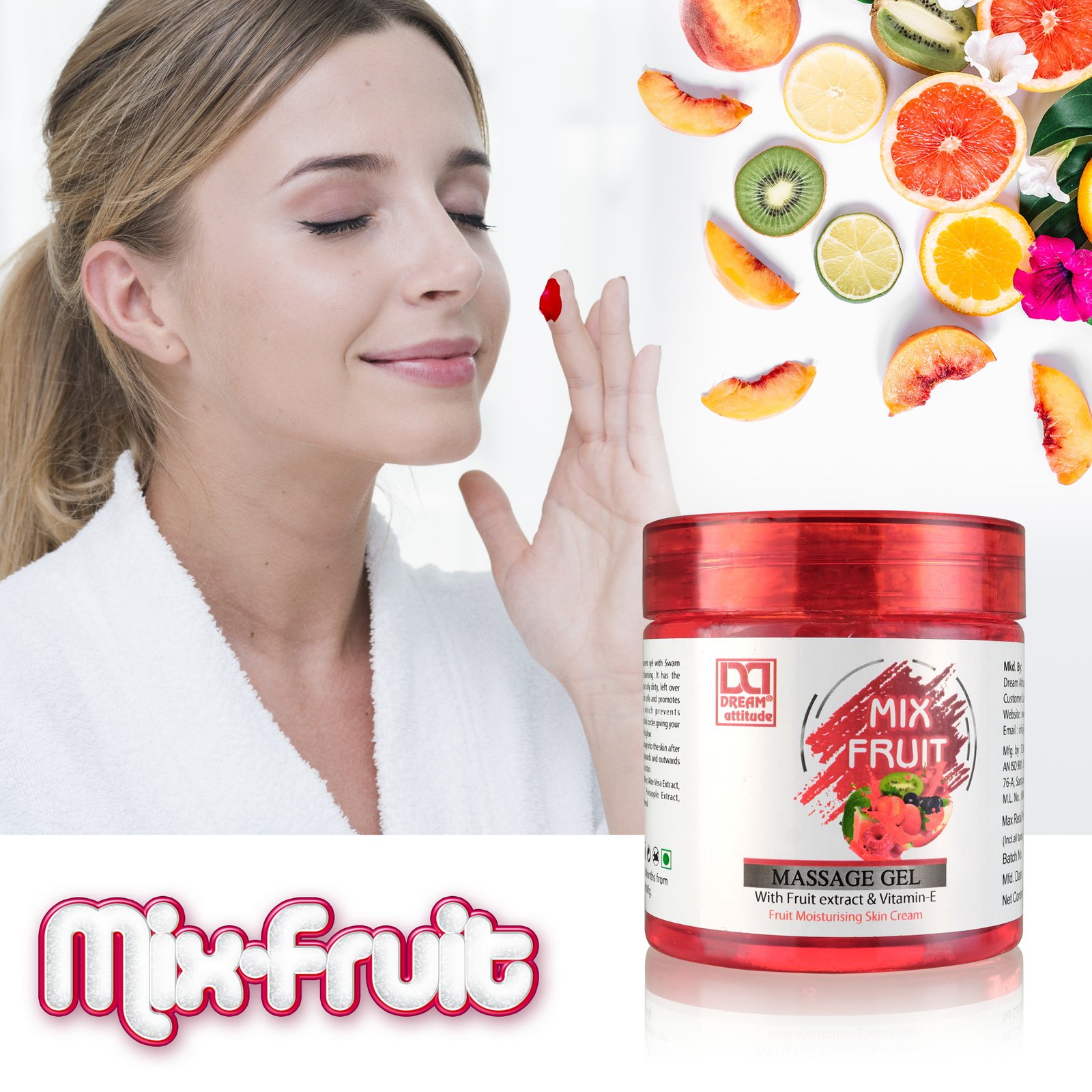 MIX FRUIT MASSAGE GEL  - Image 3 - NR Beauty World