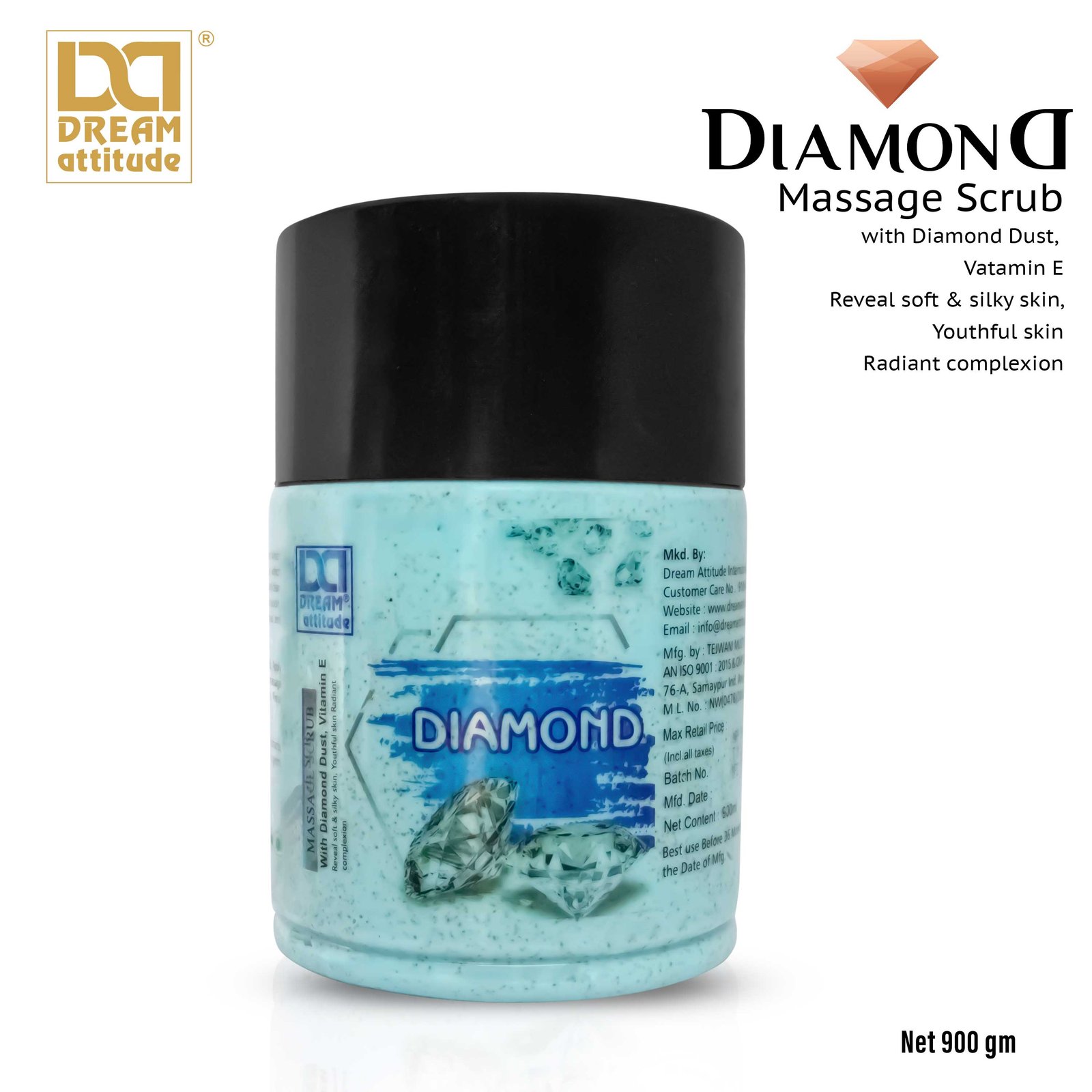 DIAMOND MASSAGE SCRUB DREAM ATTITUDE