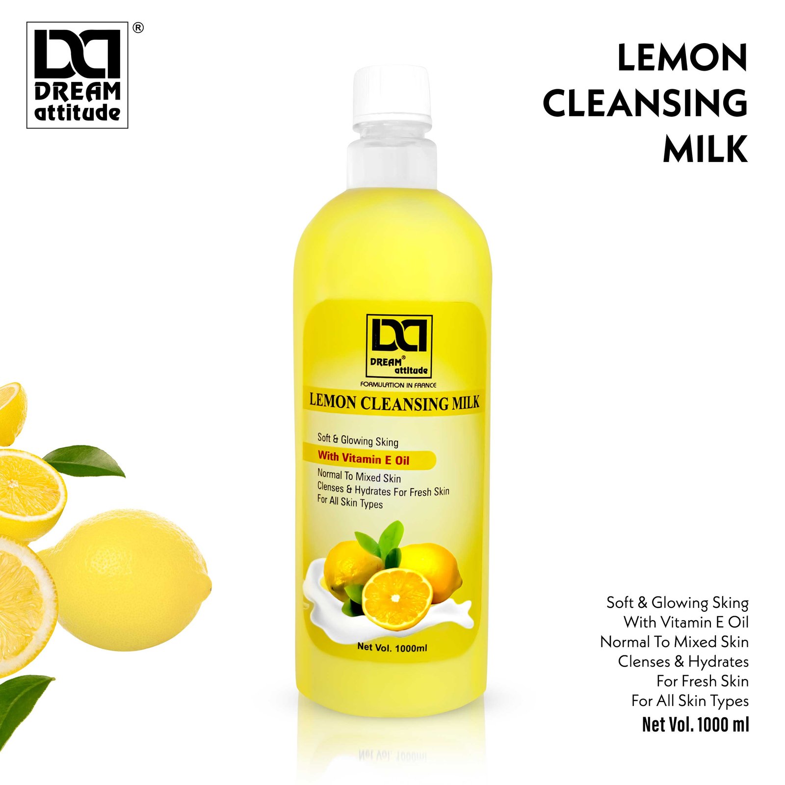 LEMON CLEANSING MILK [1000ML] [500ML] - Image 5 - NR Beauty World