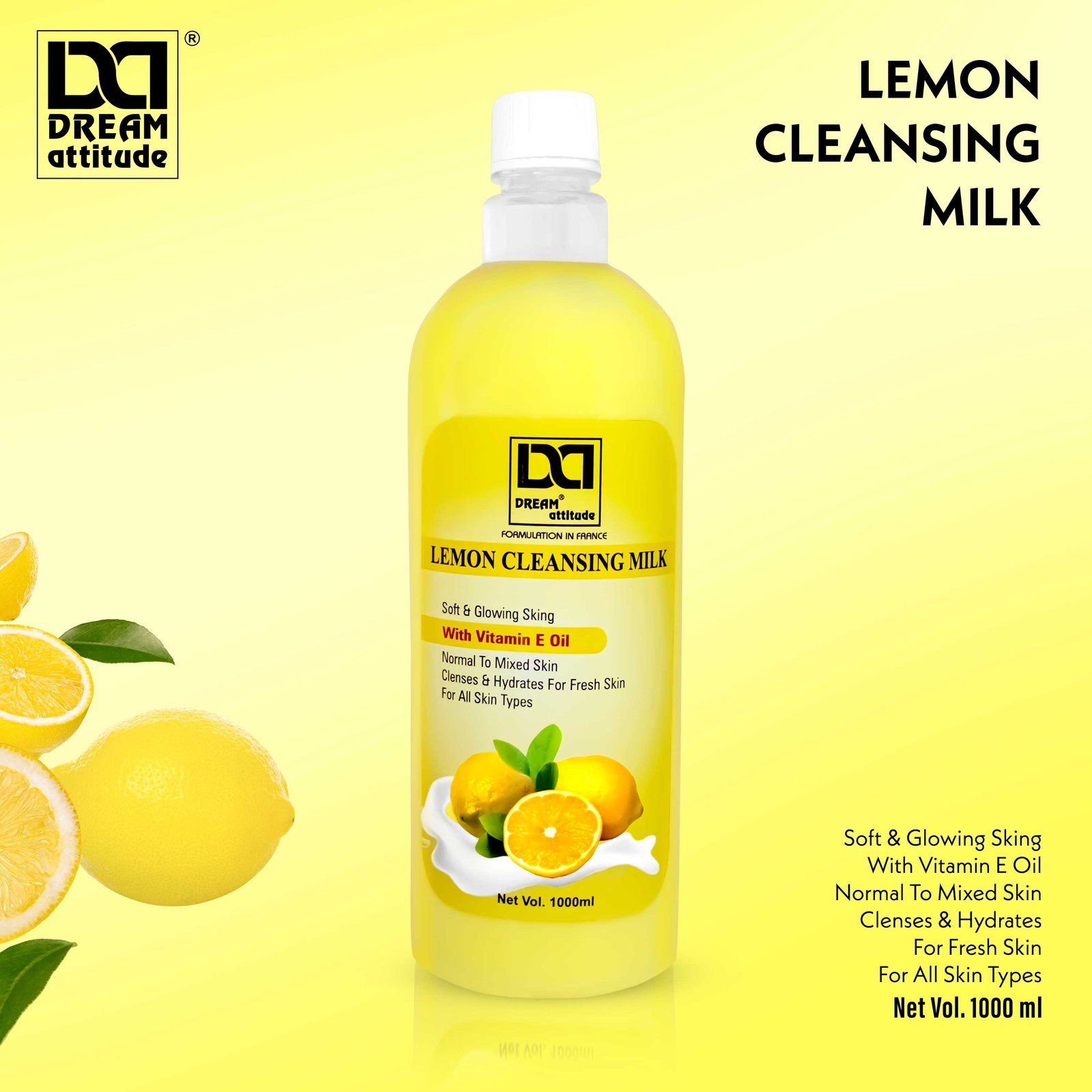 LEMON CLEANSING MILK [1000ML] [500ML] - Image 6 - NR Beauty World