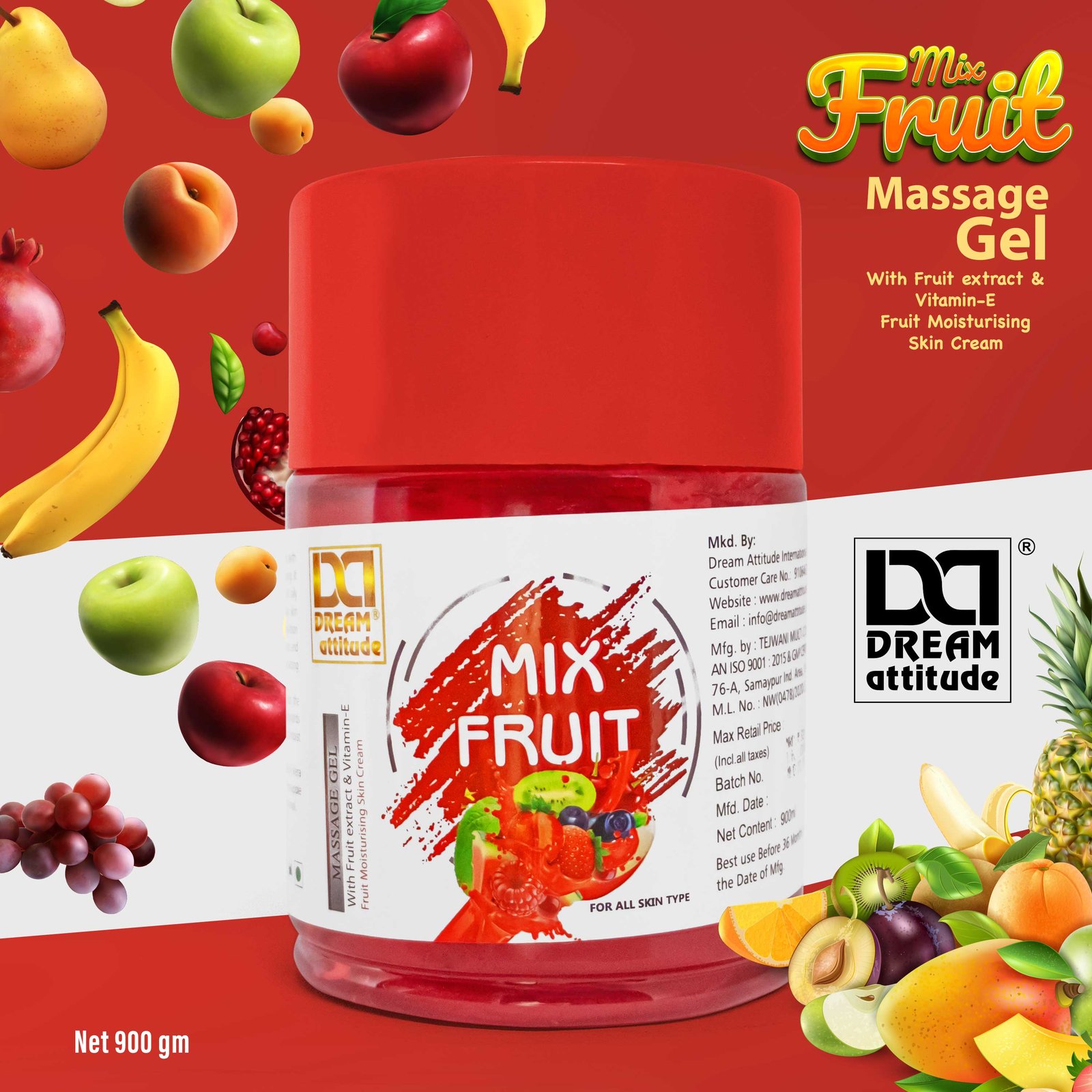 MIX FRUIT MASSAGE GEL  - Image 4 - NR Beauty World