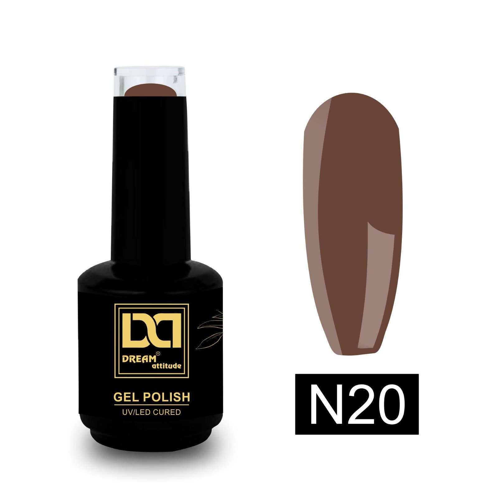 Unveil Artistry with Dream Attitude Crackle Gel Polish 15ml N-19 to N-24