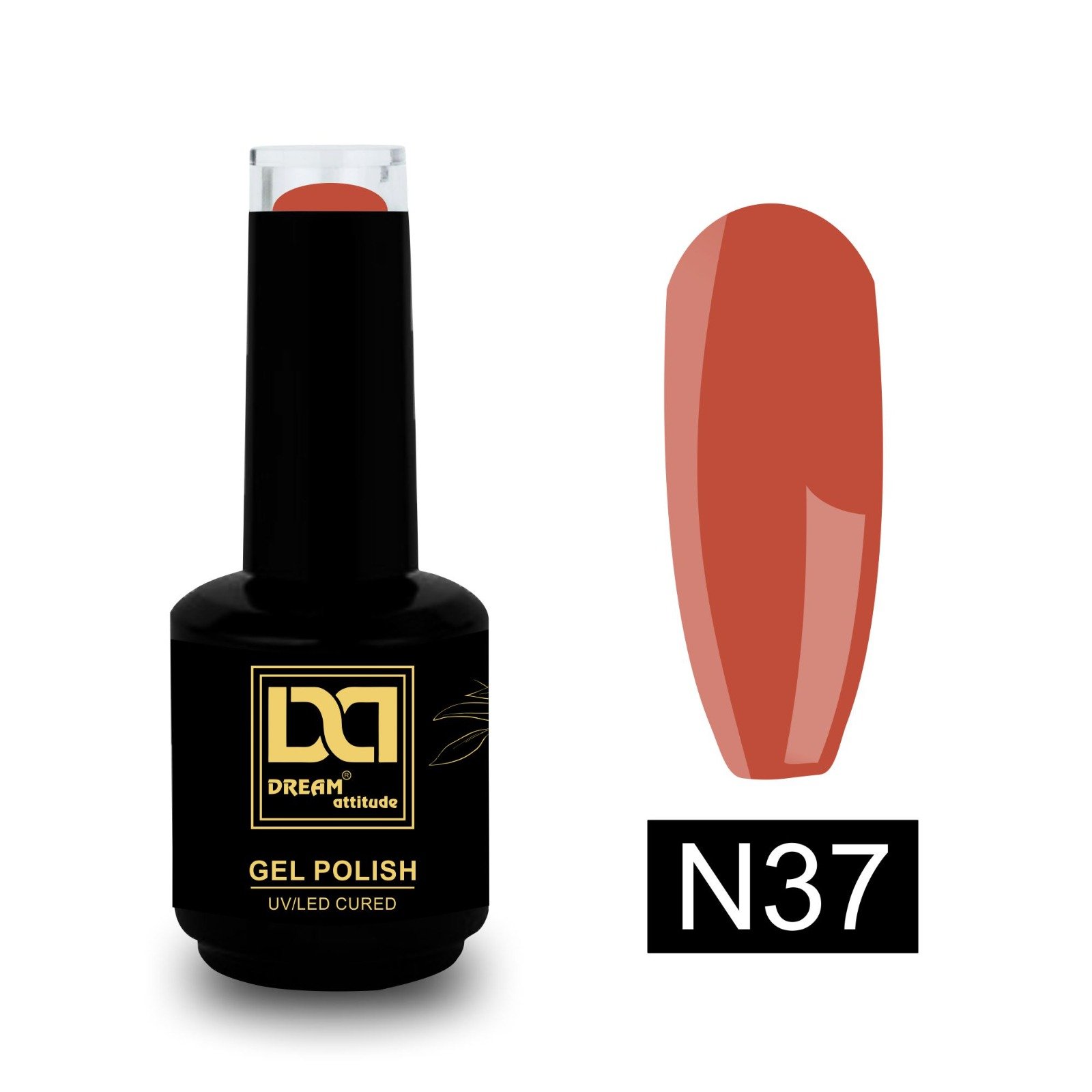 Unveil Artistry with Dream Attitude Crackle Gel Polish 15ml N-37 to N-42