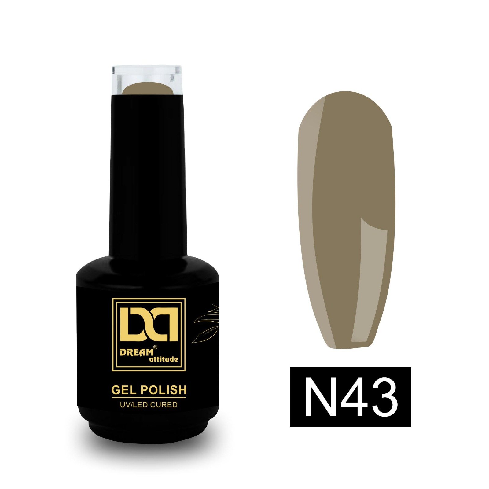 Unveil Artistry with Dream Attitude Crackle Gel Polish 15ml N-43 to N-48